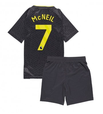 Everton Dwight McNeil #7 Venkovní dres komplet pro Děti 2024-25 Krátkým Rukávem (+ Krátké kalhoty)